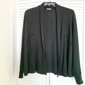 LAmade Black Drape Front Cardigan